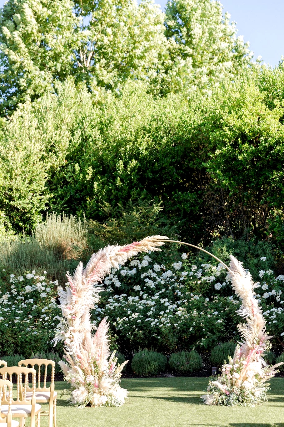 Pastel Pampas Wedding California