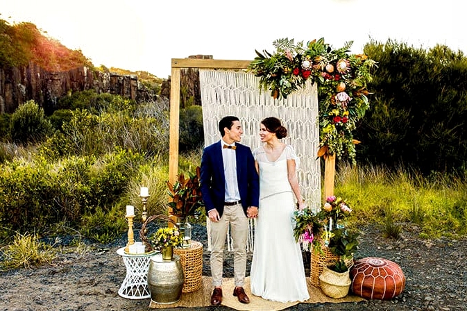 Wild and Bright Boho Wedding Inspiration | Ainslee Burke Photography