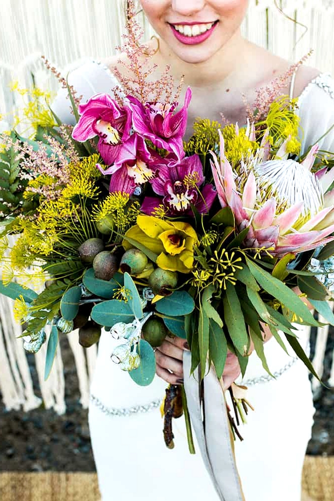 Wild and Bright Boho Wedding Inspiration | Ainslee Burke Photography