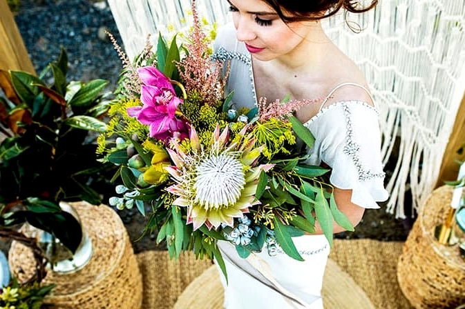 Wild and Bright Boho Wedding Inspiration | Ainslee Burke Photography