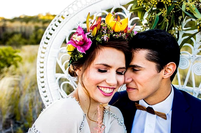 Wild and Bright Boho Wedding Inspiration | Ainslee Burke Photography