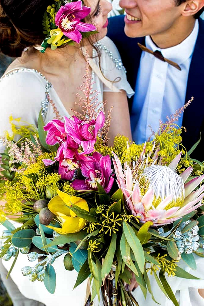 Wild and Bright Boho Wedding Inspiration | Ainslee Burke Photography