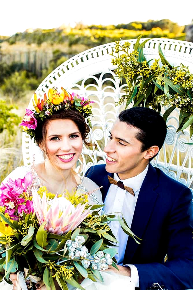 Wild and Bright Boho Wedding Inspiration | Ainslee Burke Photography