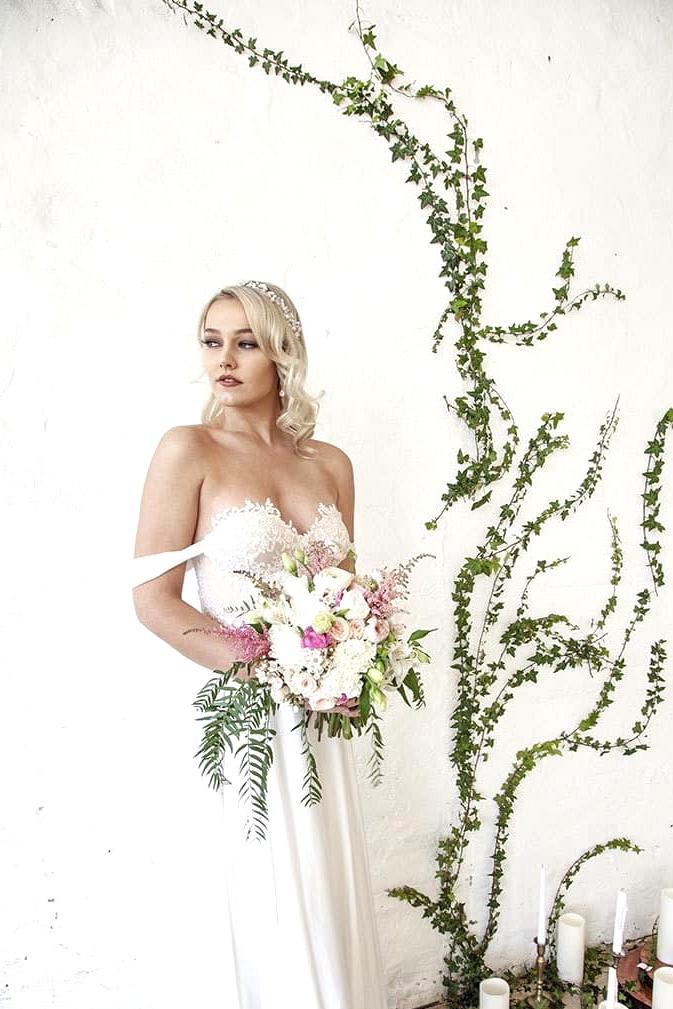 Romantic Indoor Garden Wedding Inspiration | Taylor Mitchell Photography