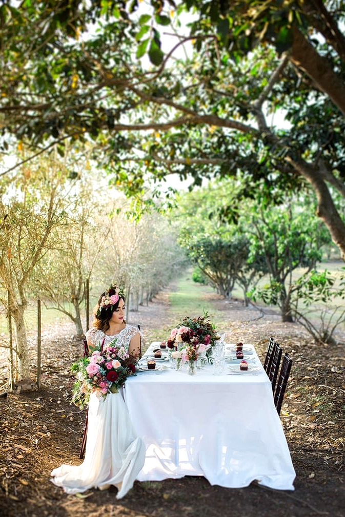 Romantic Berries and Cream Wedding Inspiration | This is Life Photography