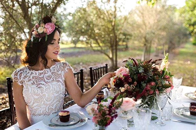 Romantic Berries and Cream Wedding Inspiration | This is Life Photography