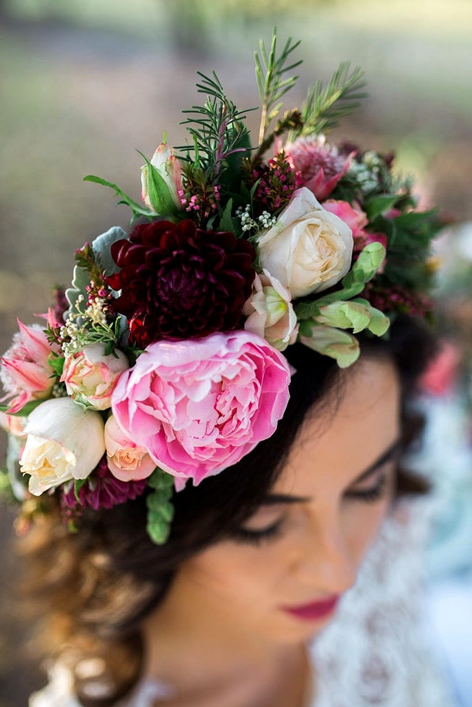 Romantic Berries and Cream Wedding Inspiration | This is Life Photography