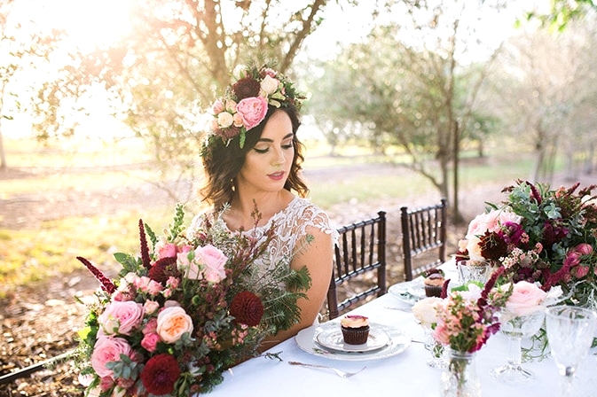 Romantic Berries and Cream Wedding Inspiration | This is Life Photography