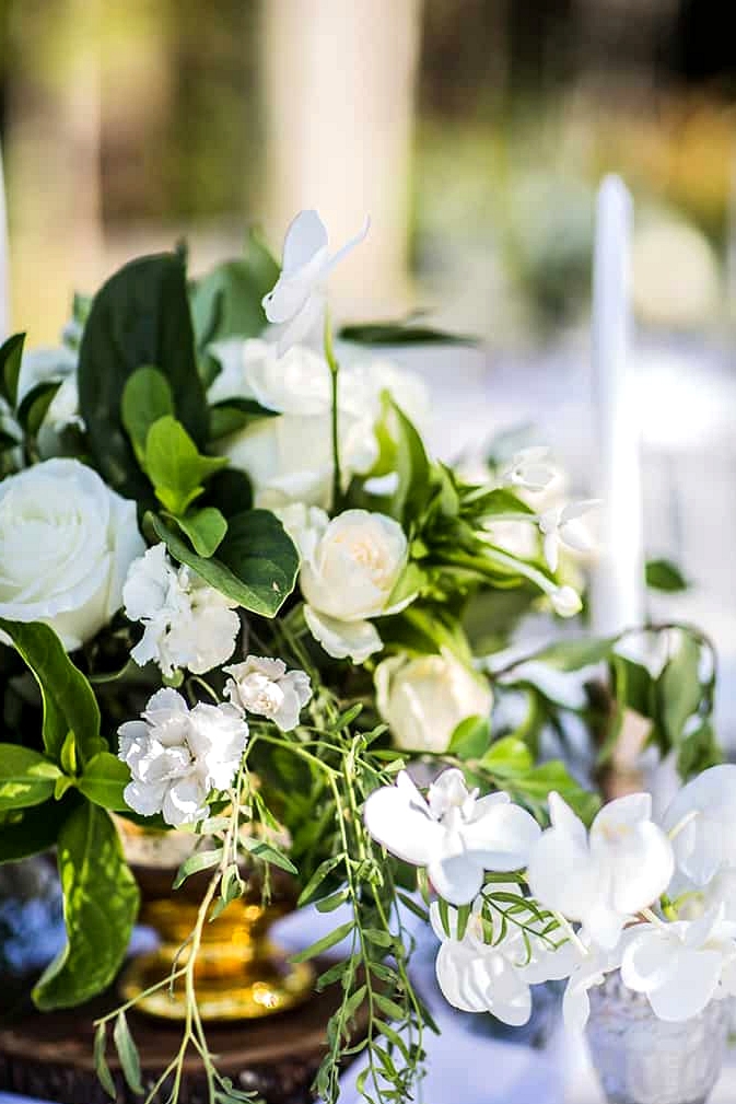 White, Gold and Green Garden Wedding Inspiration | Lee Calleja Thomas