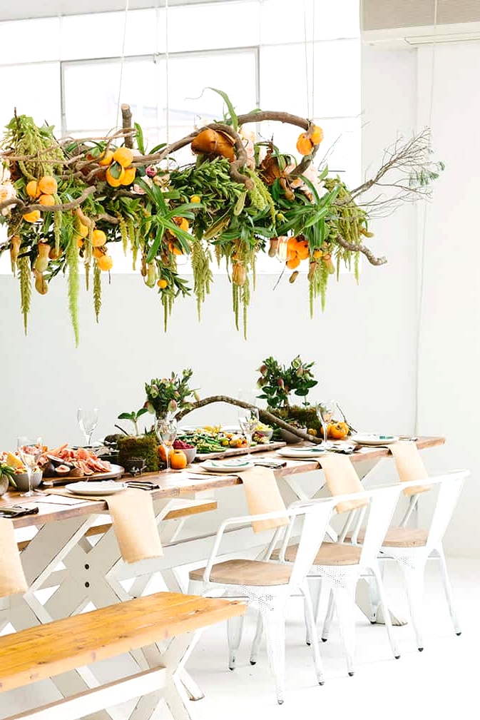 Modern Foodie Woodland Wedding Inspiration | Fifteen Photography