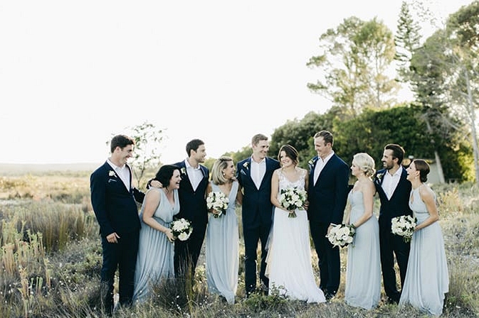 Fresh Green and White Coastal Wedding | Aimee Claire Photography