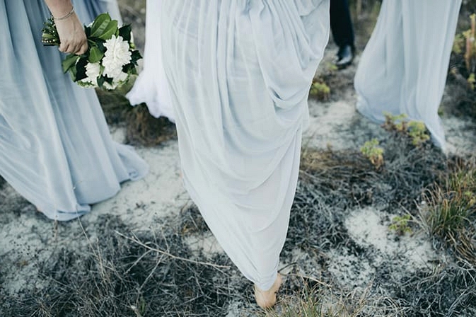 Fresh Green and White Coastal Wedding | Aimee Claire Photography