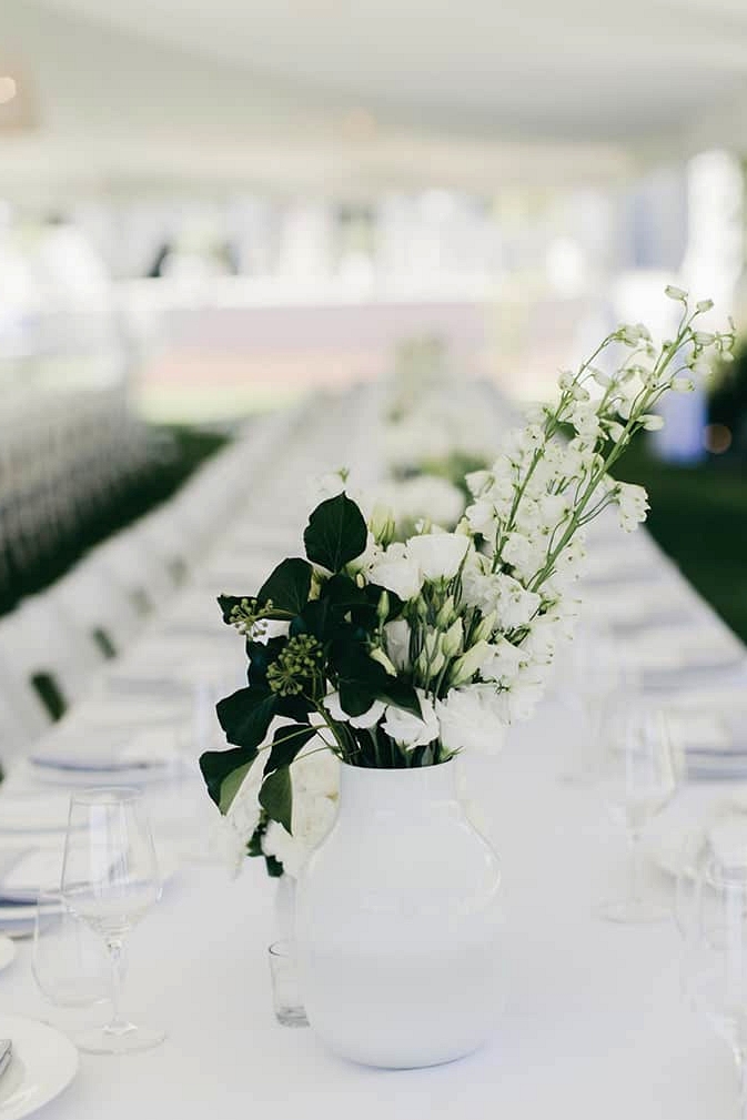 Fresh Green and White Coastal Wedding | Aimee Claire Photography