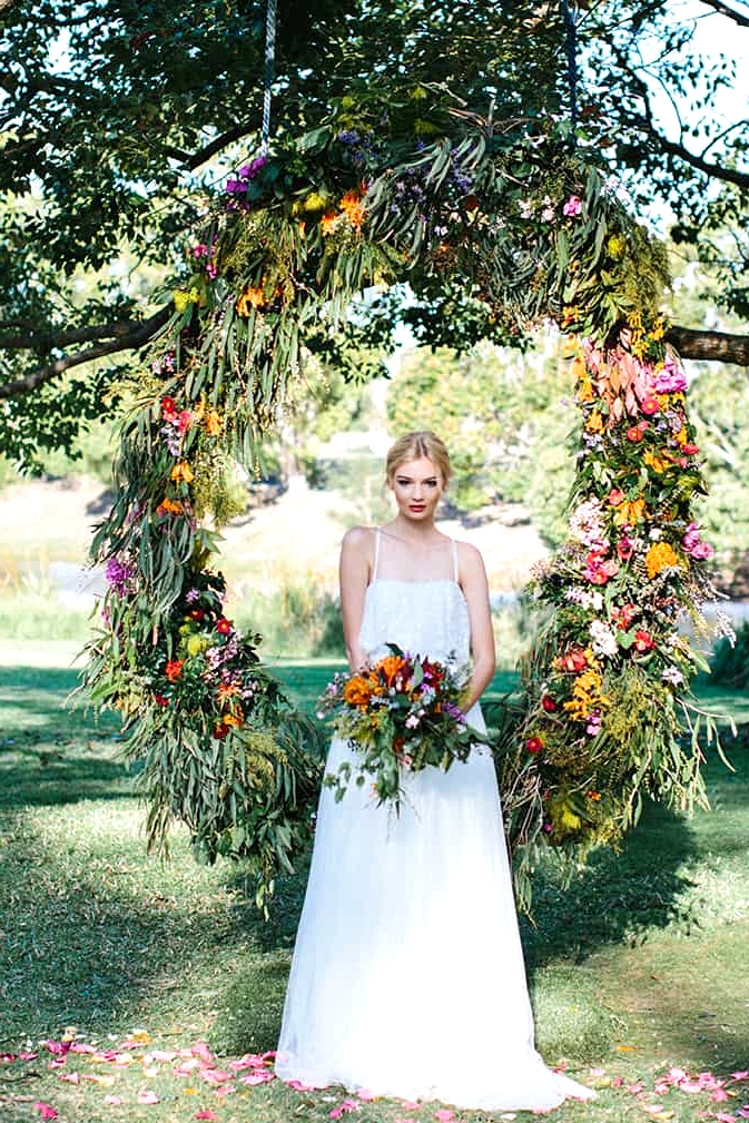 Vibrant Summer Garden Wedding Inspiration | Camilla Kirk Photography