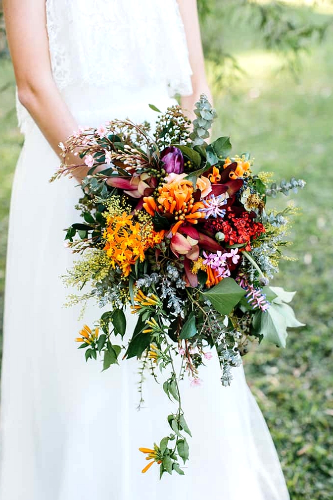 Vibrant Summer Garden Wedding Inspiration | Camilla Kirk Photography