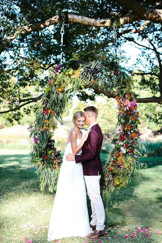 Vibrant Summer Garden Wedding Inspiration | Camilla Kirk Photography