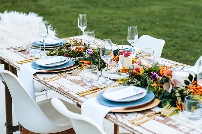 Vibrant Summer Garden Wedding Inspiration | Camilla Kirk Photography