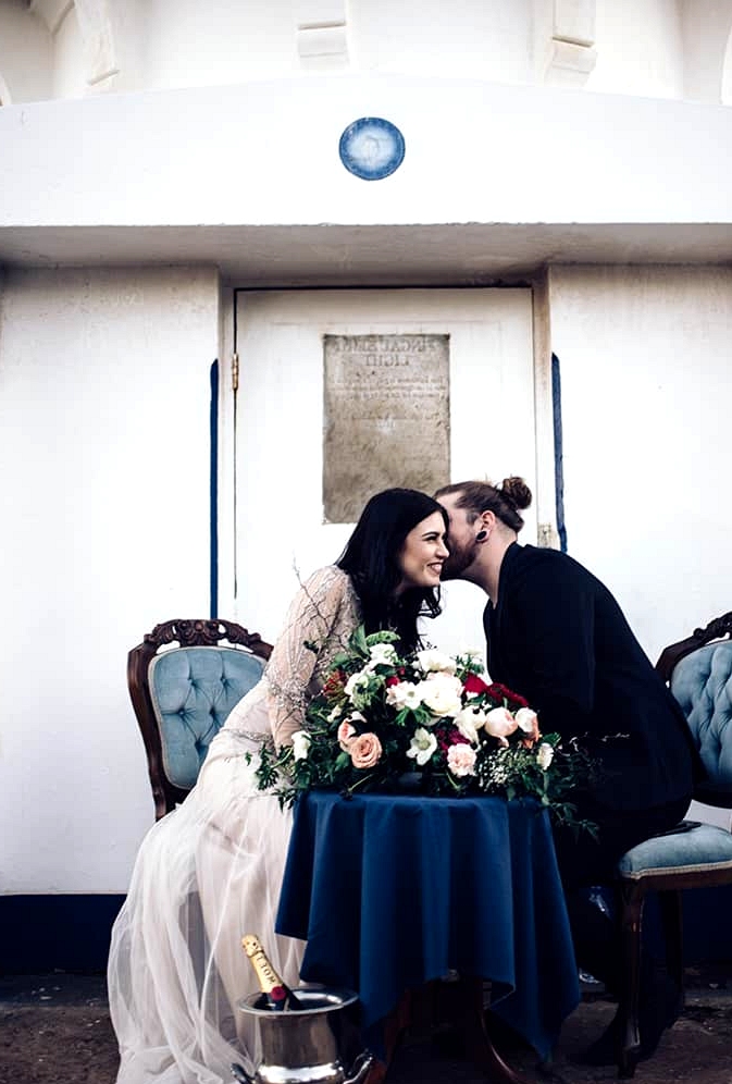 Windswept Seaside Elopement Inspiration | Peppermint Photography