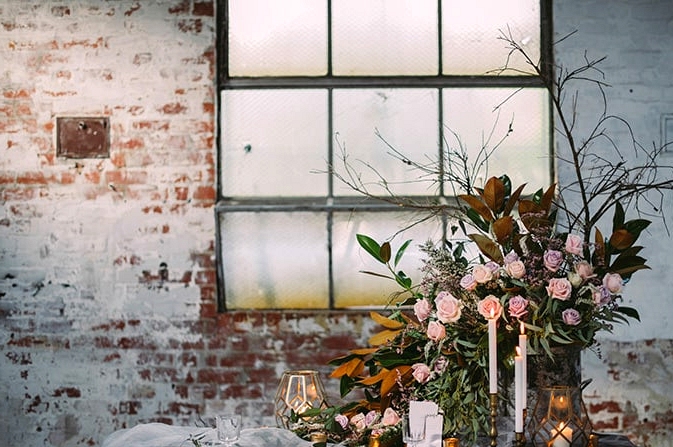 Moody Warehouse Wedding Inspiration