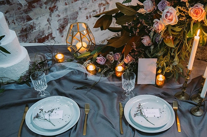 Moody Warehouse Wedding Inspiration