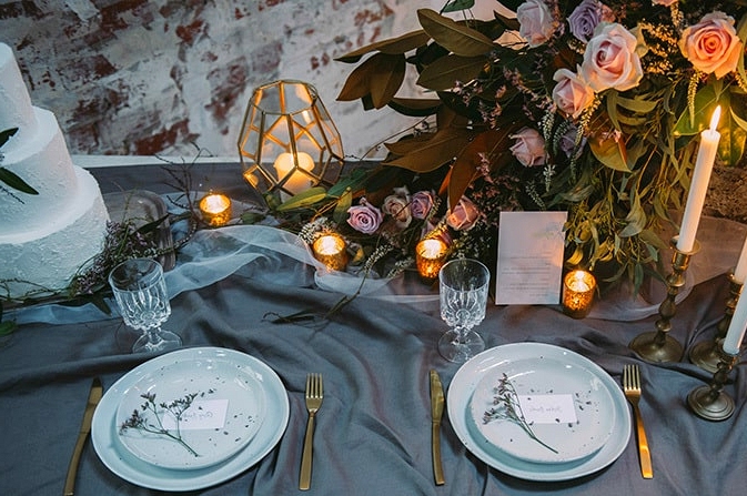 Moody Warehouse Wedding Inspiration