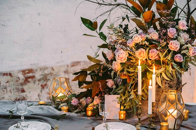 Moody Warehouse Wedding Inspiration