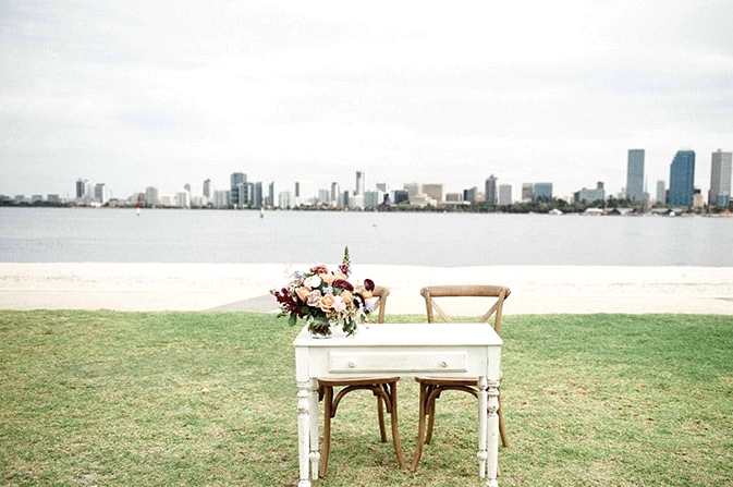 A Chic Rustic Wedding on the Foreshore