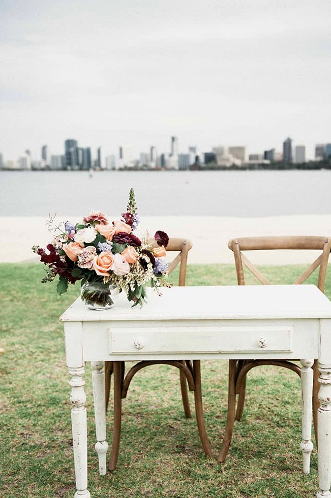 A Chic Rustic Wedding on the Foreshore