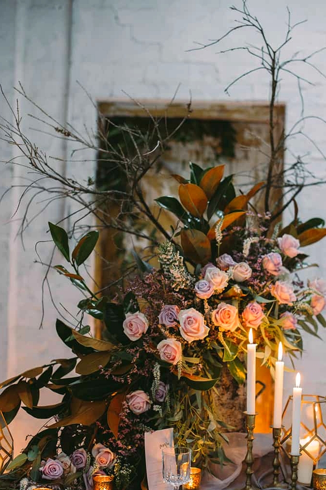 Moody Warehouse Wedding Inspiration