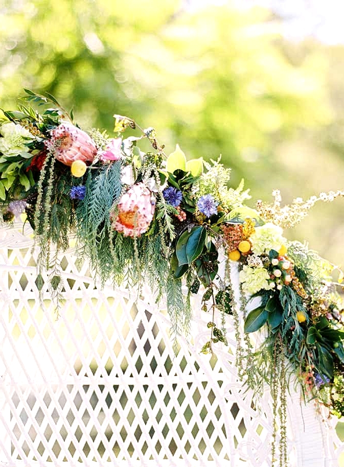 Natural-Bohemian-Wedding-Inspiration-Bright-Australian-Native-Flowers-Peacock-Chair