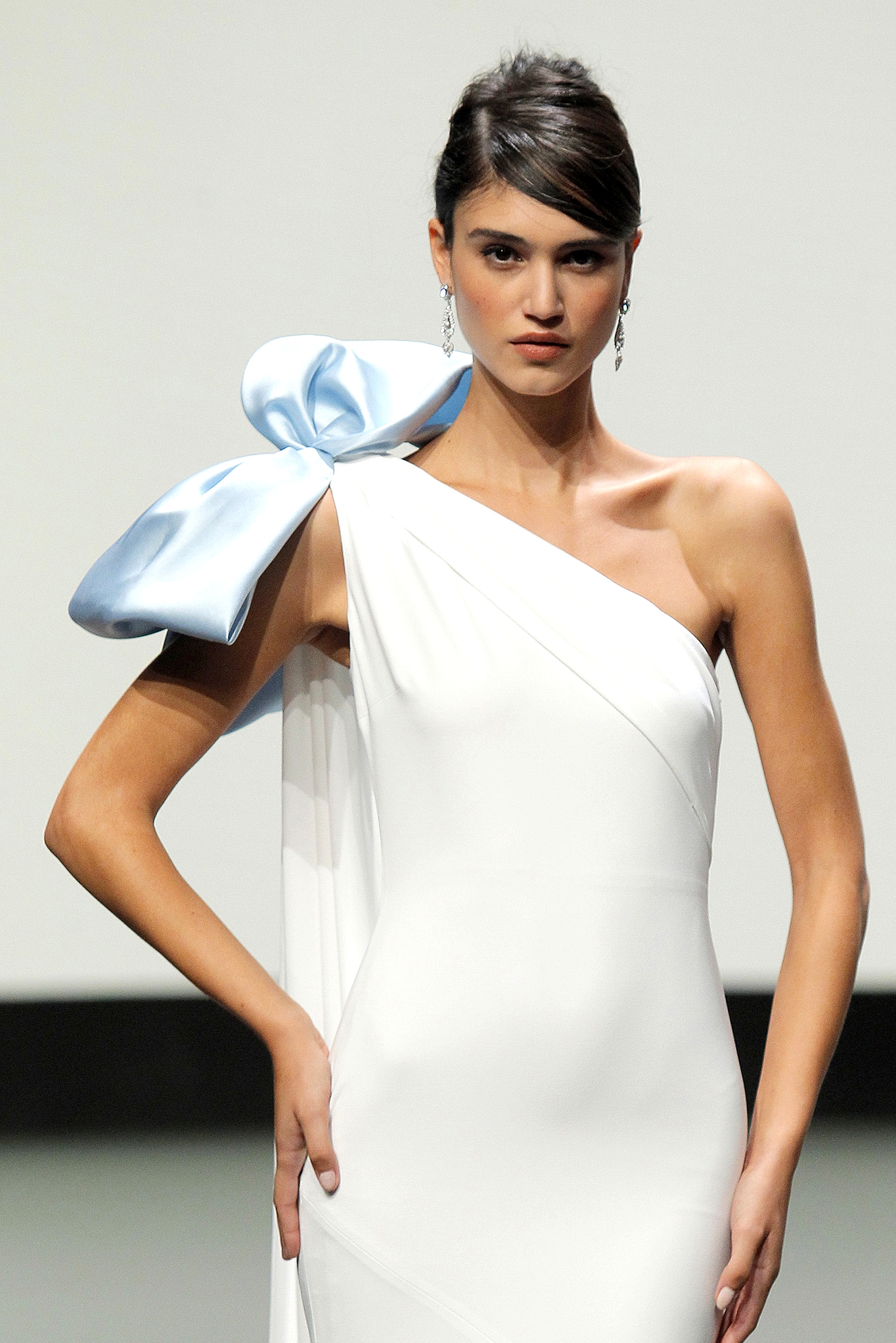 wedding dress with bow