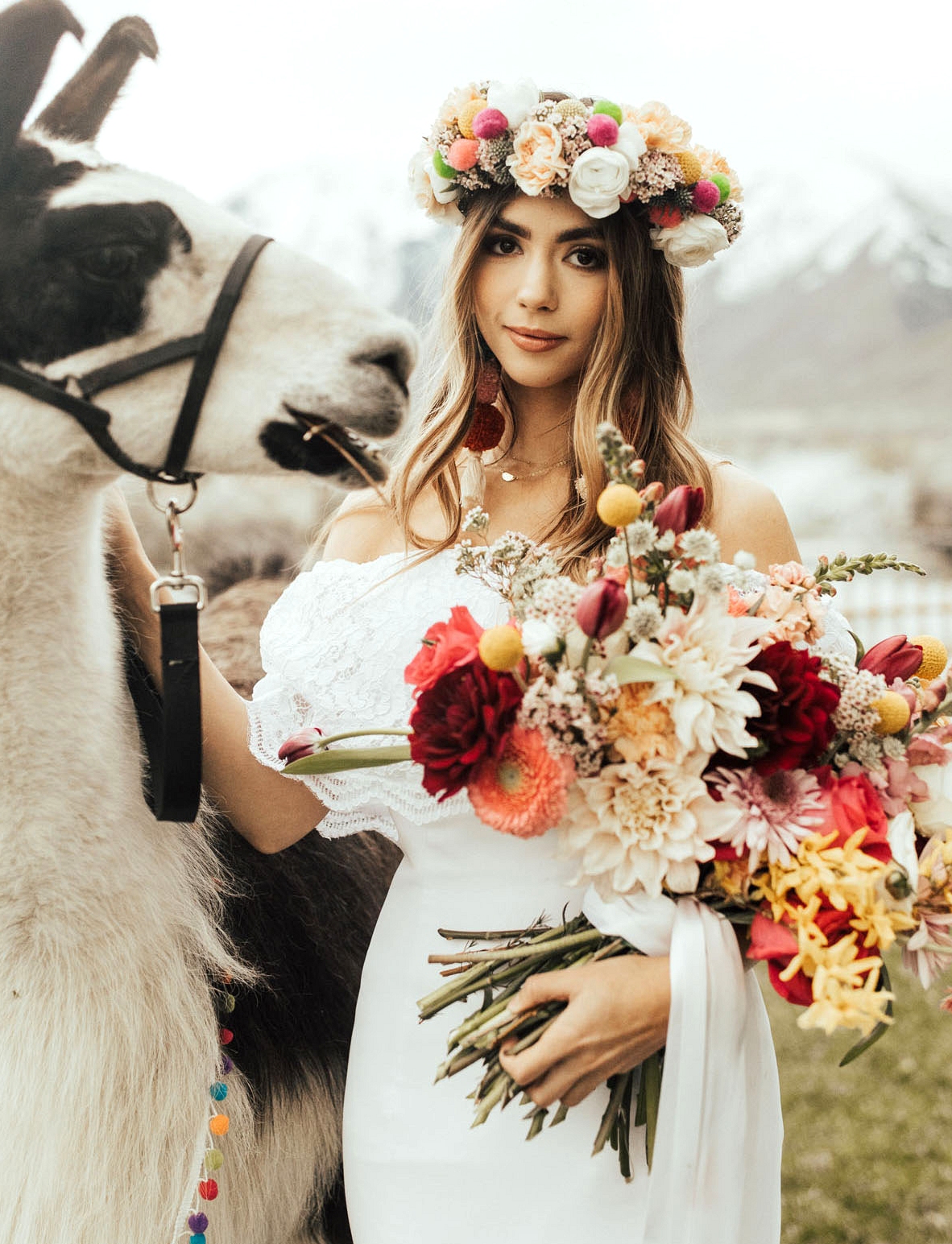 boho flower crown