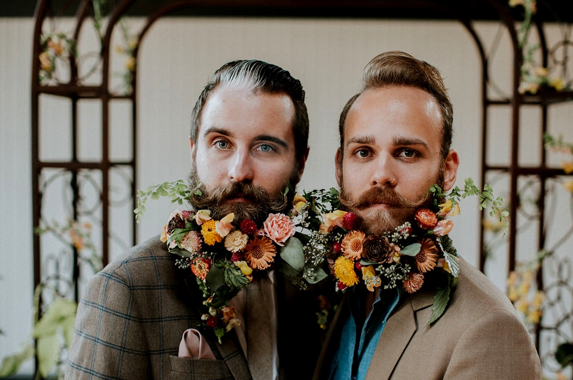 floral beard