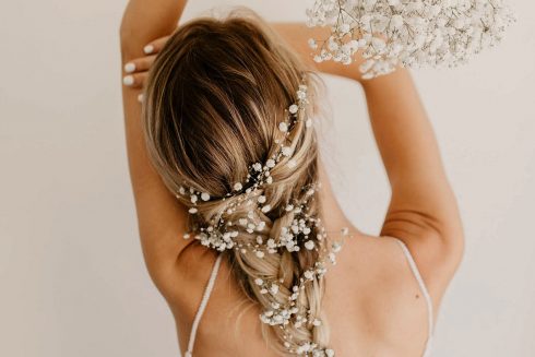 The Prettiest Wedding Hairstyles with Flowers