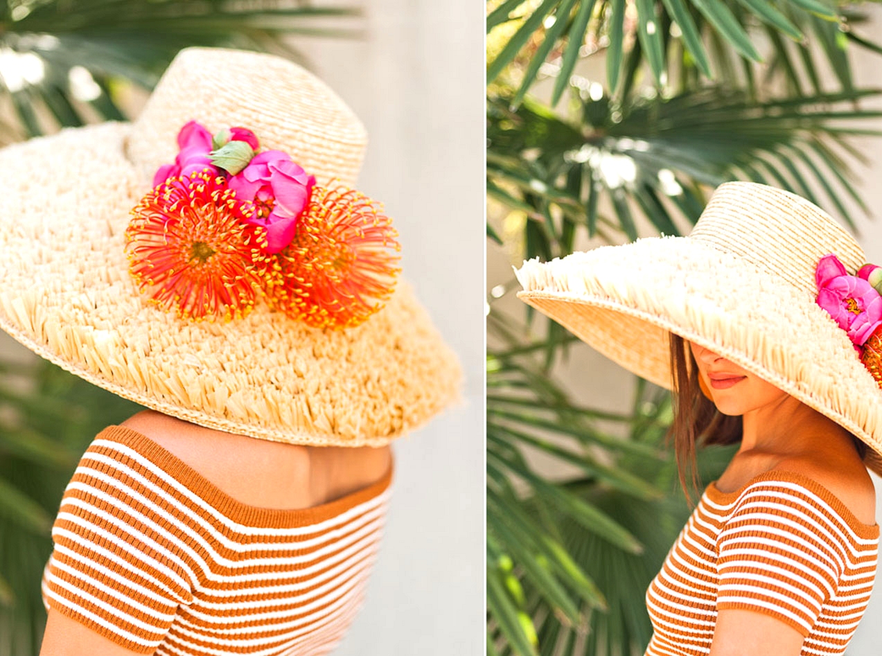 floral hats are the new flower crowns