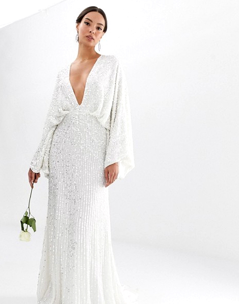 ASOS Sequin Wedding Dress