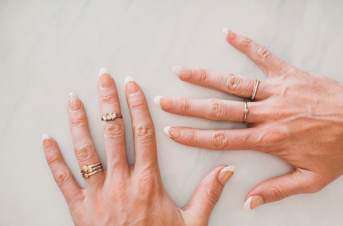 bridal nails DIY with imPRESS nails 