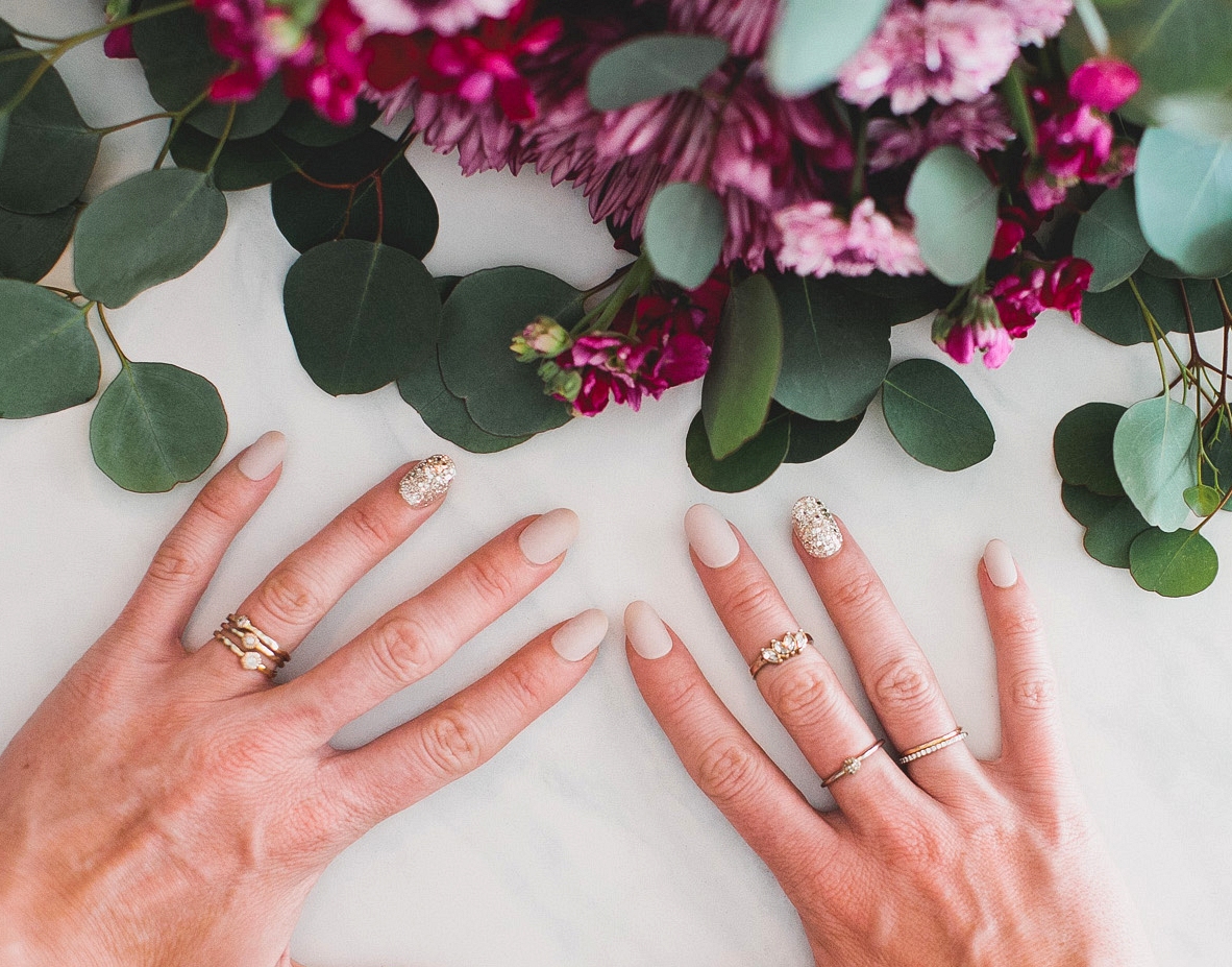 wedding day nail ideas