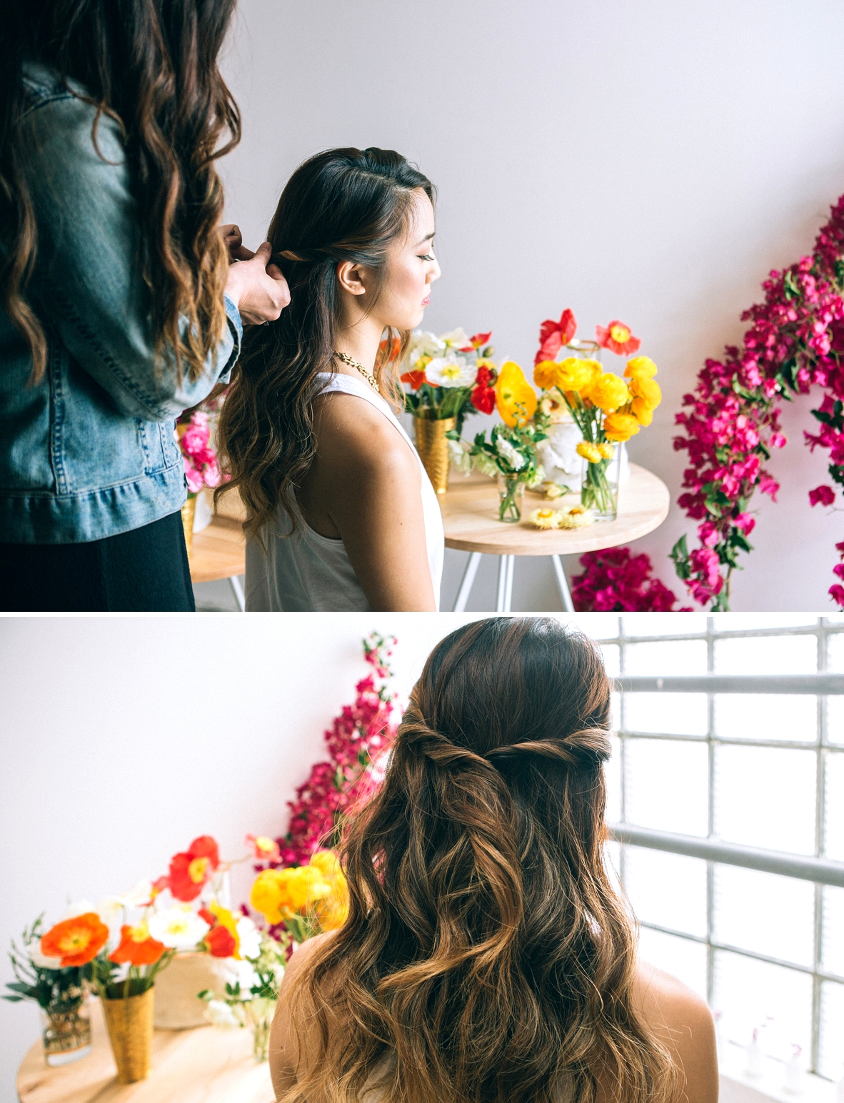 Flower Fishtail Braid