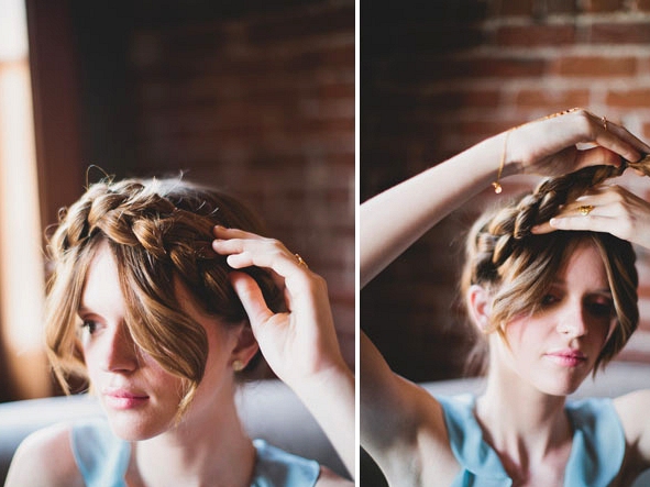 braided hair crown