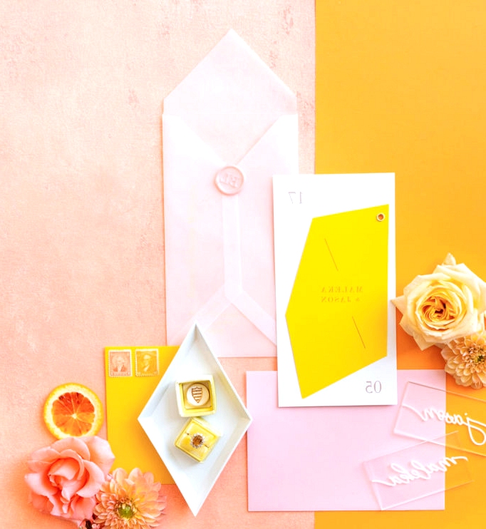 Colour-Blocking Wedding Ideas | 