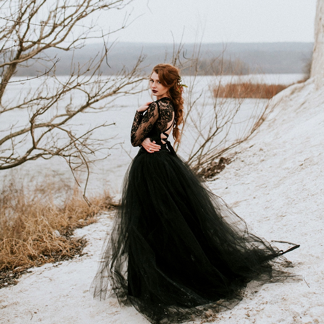 Paint It Black... Our Favorite Black Wedding Dresses!