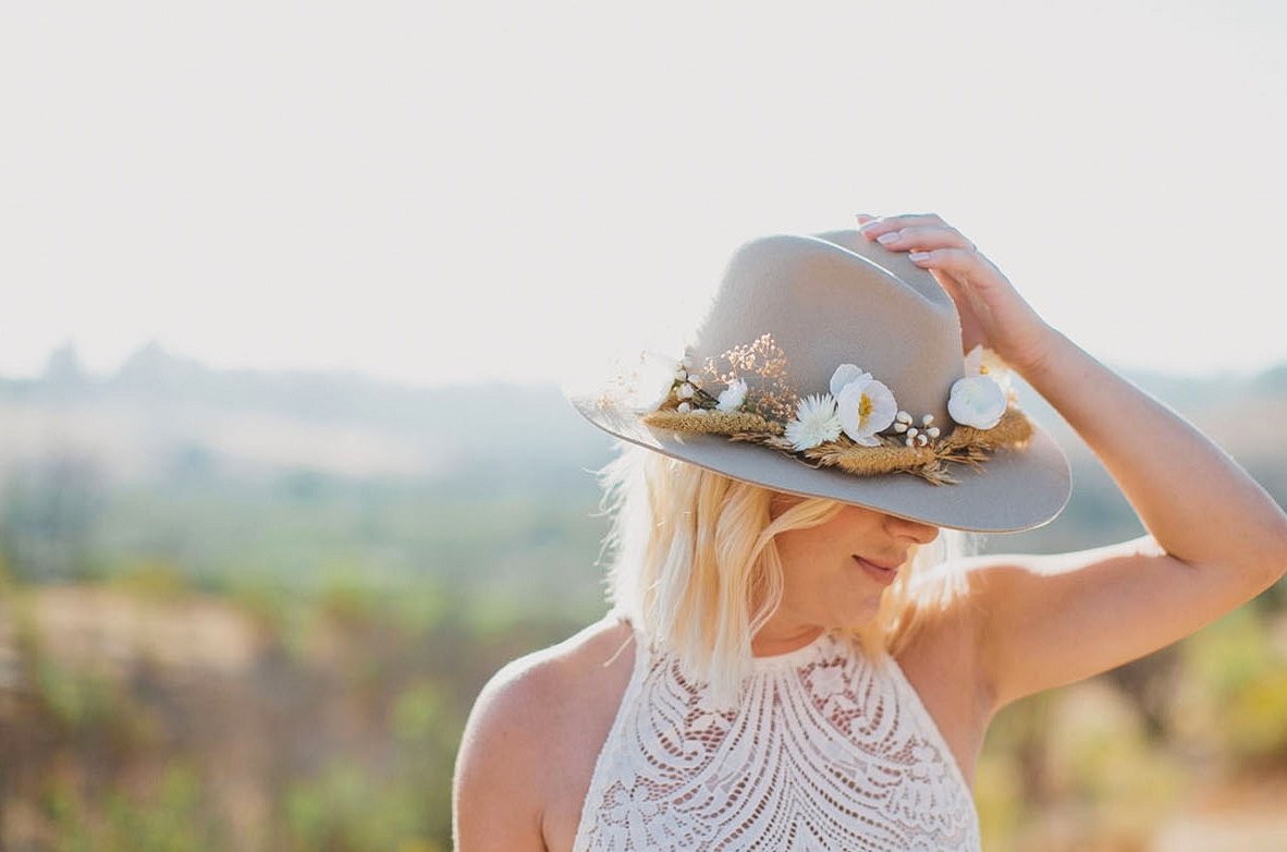 DIY Flower Hat (with afloral)