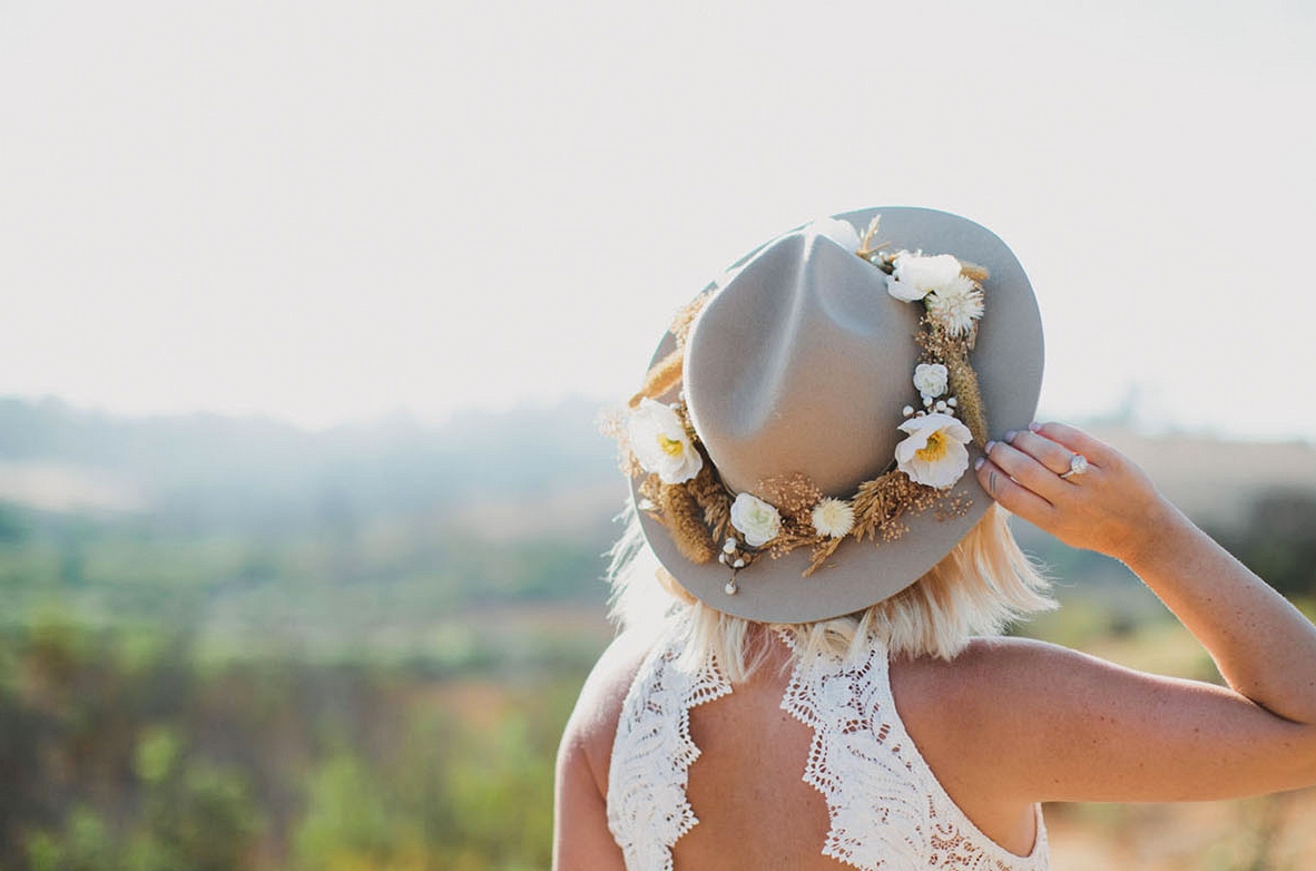 DIY Flower Hat (with afloral)