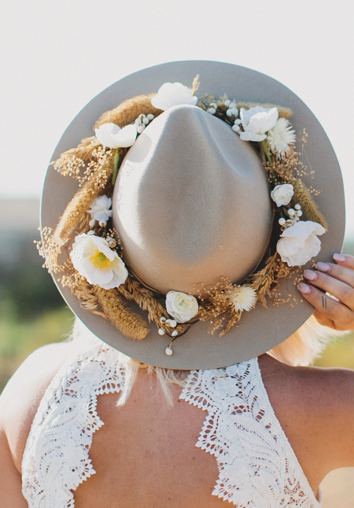 DIY Silk Floral Hat