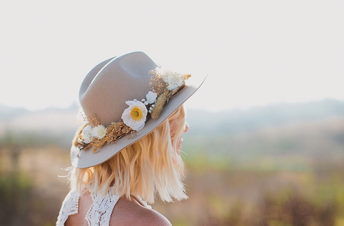 DIY Flower Hat (with afloral)