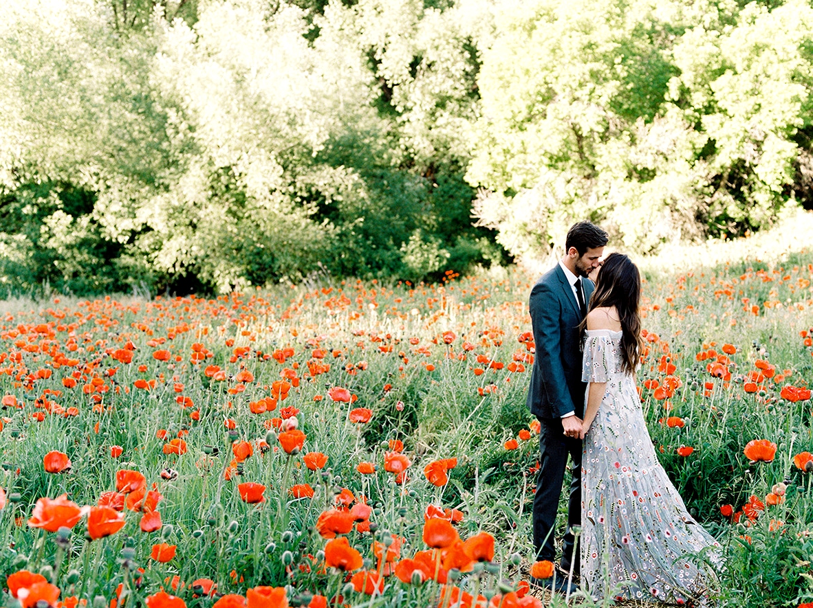 Wildflower Gown Wedding Inspiration