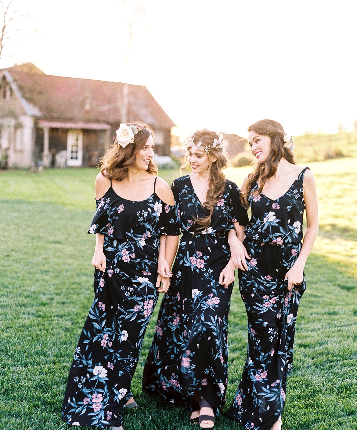 Show Me Your Mumu x Green Wedding Shoes bridesmaids dresses