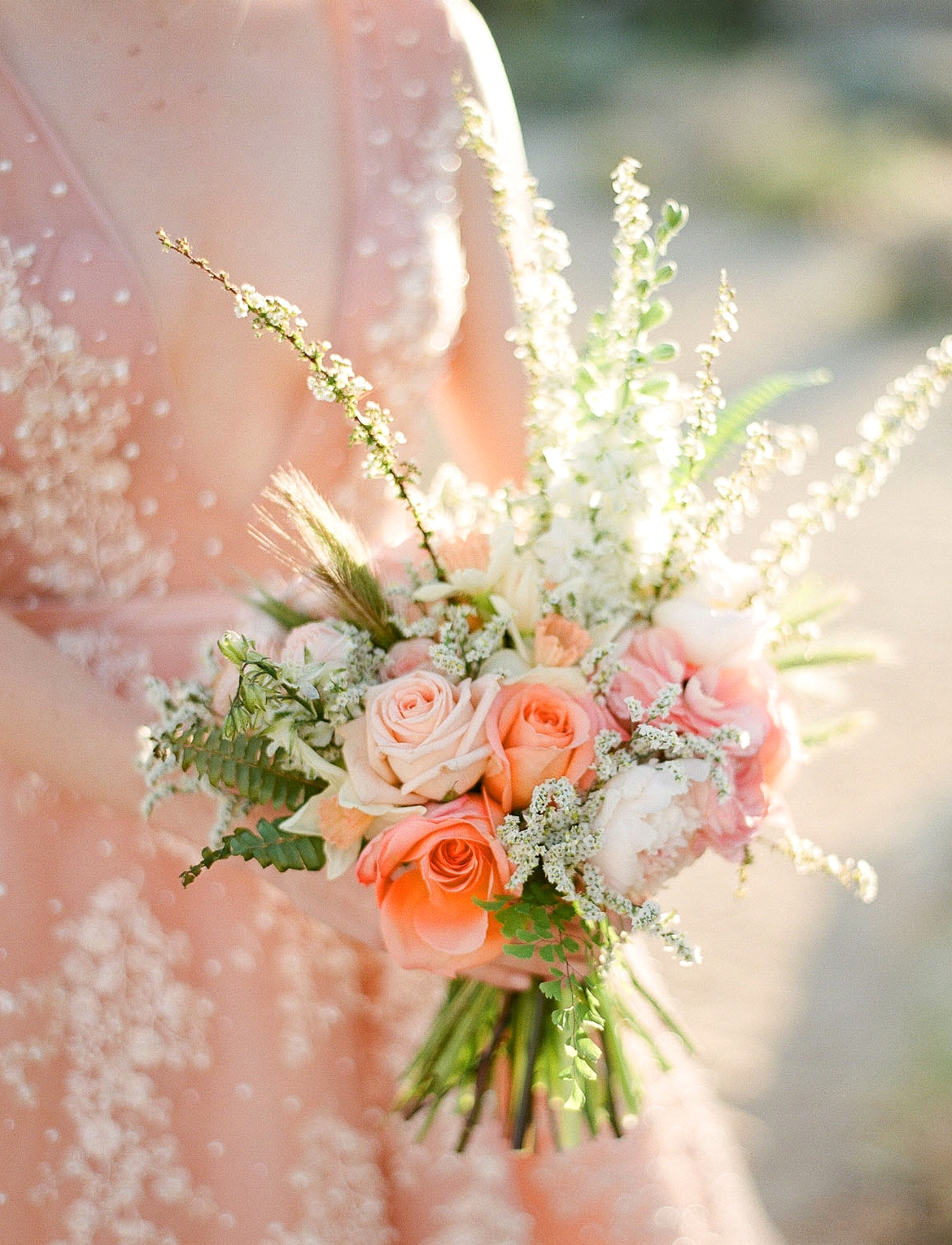 peach bouquet