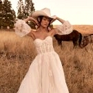 2021 Wedding Dress line by Tara Lauren: Western Meets Boho in Wild Reverie